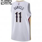 Maillot NBA New Orleans Pelicans Dyson Daniels 11 Nike 2022-23 Association Edition Blanc Swingman - Enfant